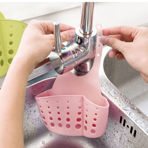 棕色多規格塑料瀝水籃收納掛籃 廚房與衛浴的實用置物助手